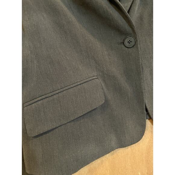 Evan Picone Women’s Charcoal Gray Blazer – Stretch Suit Jacket Size 10 - Picture 11 of 11